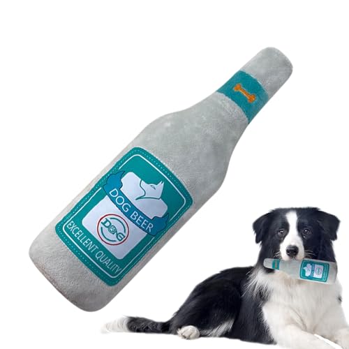 Vesidoloy Quietschendes Spielzeug für Hunde | Bierflasche Kauspielzeug Spielzeug Spiele – Hund Quietscher Welpen Zahnen, interaktive Spiele Haustierbedarf für kleine, mittelgroße und große Rassen Vesidoloy Quietschendes Spielzeug für Hunde | Bierflasche Kauspielzeug Spielzeug Spiele – Hund Quietscher Welpen Zahnen, interaktive Spiele Haustierbedarf für kleine, mittelgroße und große Rassen von Vesidoloy
