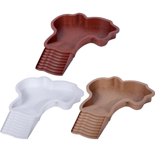 Vesidoloy Schildkröten-Wasserschale mit Rampe, 3 Stück Schildkröten-Wasserschale, Aquarium-Ornament, Schildkrötenpool für Bartagamen, , Schildkröte, Gecko Vesidoloy Schildkröten-Wasserschale mit Rampe, 3 Stück Schildkröten-Wasserschale, Aquarium-Ornament, Schildkrötenpool für Bartagamen, , Schildkröte, Gecko von Vesidoloy