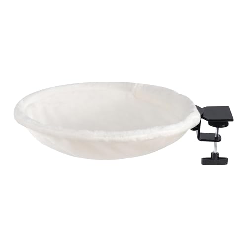 Vesidoloy Schreibtisch-Katzenbett, warme Kätzchen-Hängematte trägt bis zu 22,7 kg, gemütliches Katzen-Schreibtischbett für Arbeitsplatz, Schlafzimmer, Bücherregal, Innenbereich, Wohnzimmer, Balkon von Vesidoloy