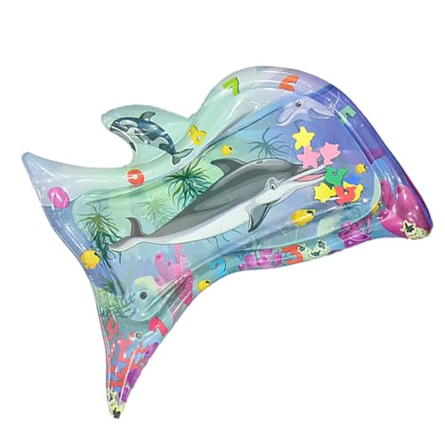 Vesidoloy Wassersensorische Spielmatte, Wasserspielmatte für Katzen - Interaktiver aufblasbarer Kinder Meeresmusterpolster,Verdickte Hundematte für Spielzeit und Stimulation Vesidoloy Wassersensorische Spielmatte, Wasserspielmatte für Katzen - Interaktiver aufblasbarer Kinder Meeresmusterpolster,Verdickte Hundematte für Spielzeit und Stimulation von Vesidoloy