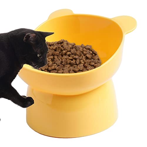 Erhöhter Futterspender für Haustiere - Gekippter, erhöhter Futternapf für Katzen, Tierfutternapf | Spülmaschinenfester, auslaufsicherer und umkippsicherer Futternapf für Katzen, kleine Hunde Vesone von Vesone