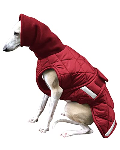 Vestione Hundemantel, verstellbar, winddicht, Winter, warm, weich, für kleine, mittelgroße und große Hunde von Vestione