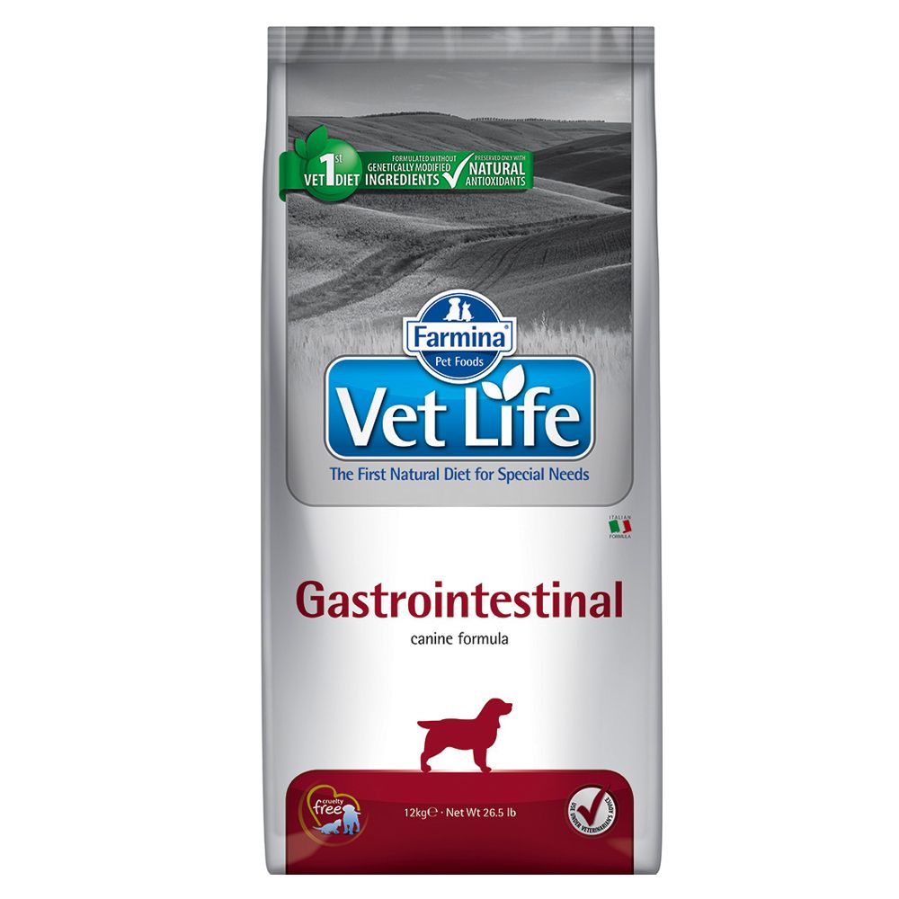 Farmina Vet Life Dog Gastro-Intestinal - Sparpaket: 2 x 12 kg von Vet Life Dog