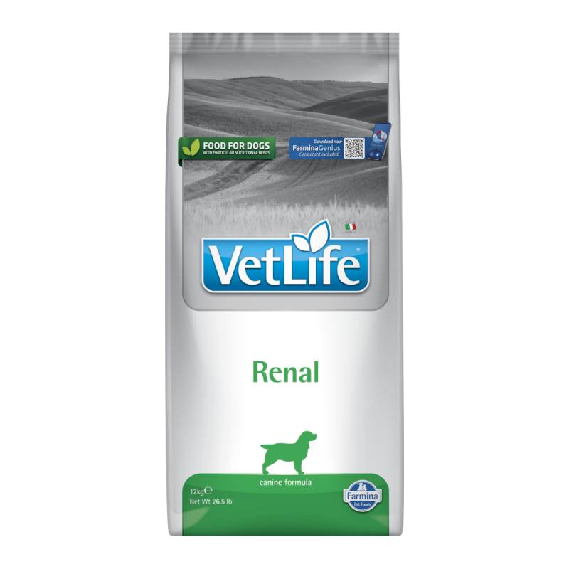 Farmina Vet Life Dog Renal - Sparpaket: 2 x 12 kg von Vet Life