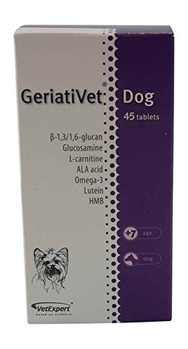 VetExpert GeriativetDog ist ein Ergänzungsfuttermittel für ältere Hunde - 45 Tabletten von Vet Expert