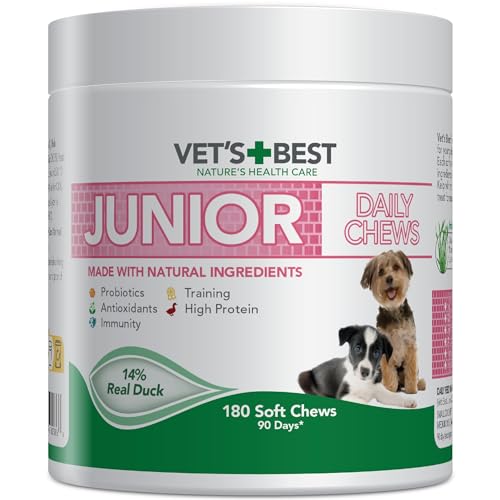 Vet's Best Daily Soft Chews - Supplements for Junior Dogs, 180 Chews von Vet's Best