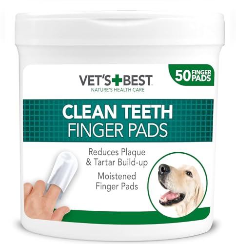 Vet's Best Hunde Zahnreinigungstücher 50 Stück, Weiß von Vet's Best