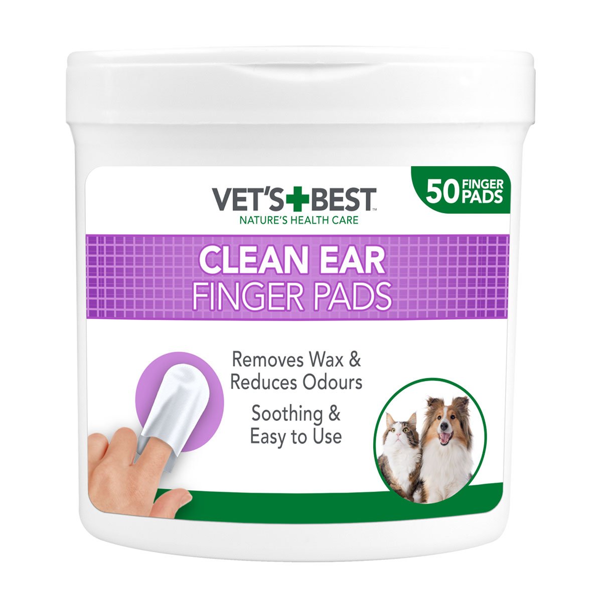Vet's Best Ohrenpflege Fingerpads 50 Stück von Vet's Best
