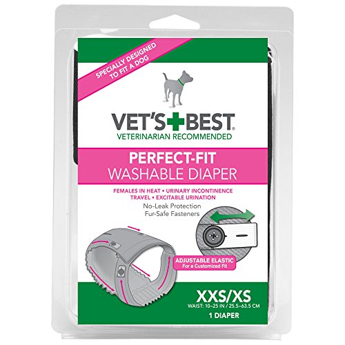 Vet's Best Perfekt-Fit Windeln für Hündinnen XXS/XS von Vet's Best