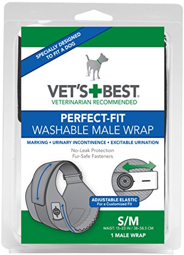 Vet's Best Perfekt-Fit Windeln für Rüden, S/M ist für Hunde mit einer 38 - 58,5cm Taille Vet's Best Perfekt-Fit Windeln für Rüden, S/M ist für Hunde mit einer 38 - 58,5cm Taille von Vet's Best
