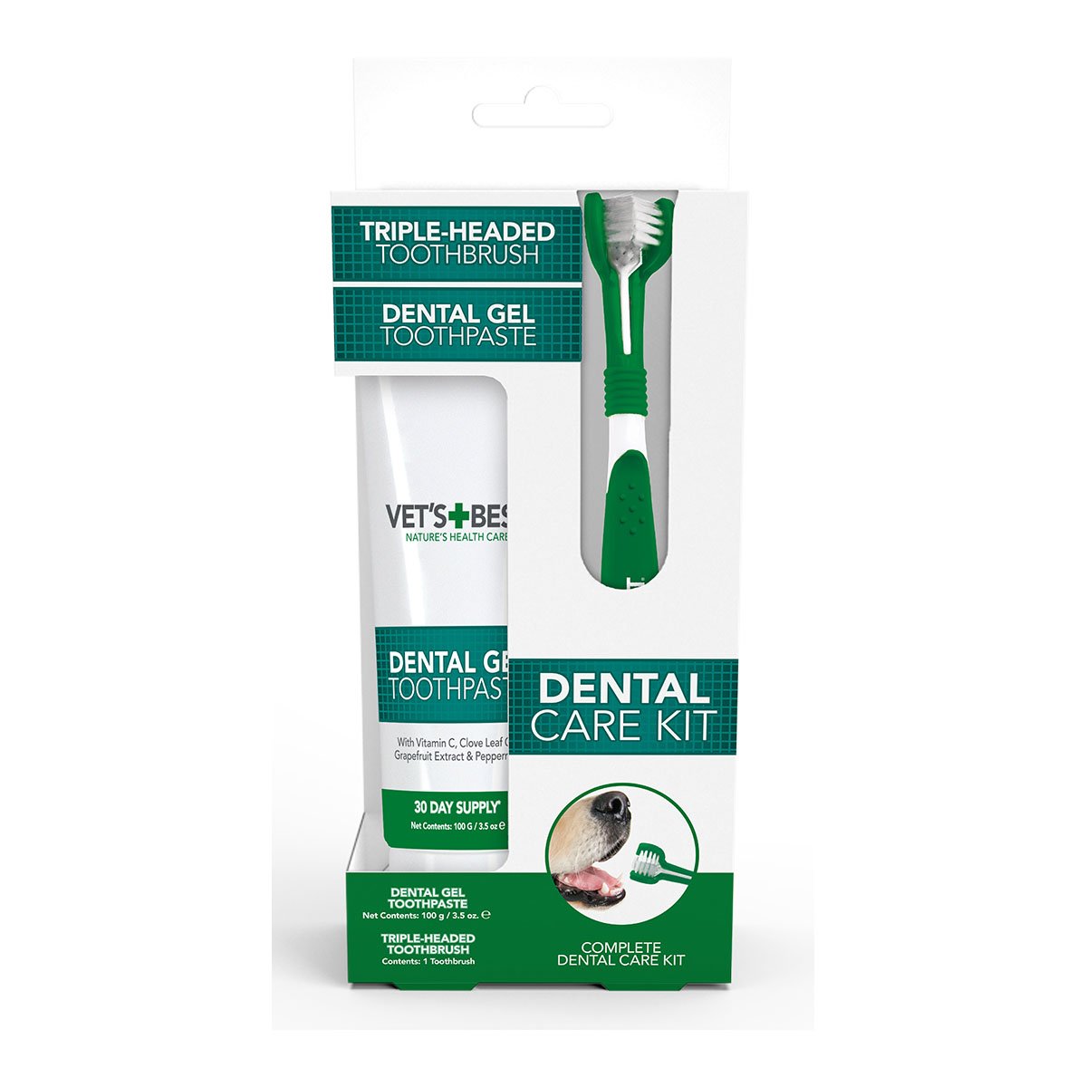Vet's Best Zahnpflegeset für Hunde 100g Vet's Best Zahnpflegeset für Hunde 100g von Vet's Best