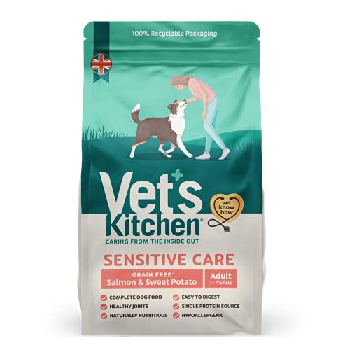 Vet's Kitchen Trockenfutter für Hunde, für Erwachsene, getreidefrei, Lachs und Süßkartoffel, 2,2 kg Vet's Kitchen Trockenfutter für Hunde, für Erwachsene, getreidefrei, Lachs und Süßkartoffel, 2,2 kg von Vet's Kitchen