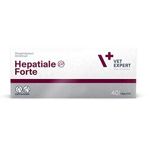 VetExpert Hepatiale Forte 40 Tabletten für Hunde und Katzen von Vet Expert