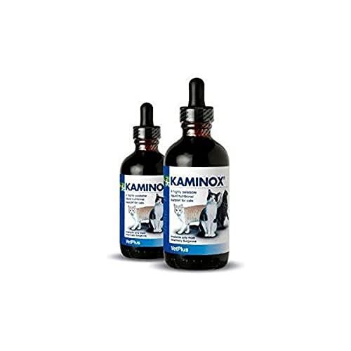 VetPlus Kaminox – Eine äußerst schmackhafte flüssige Nahrungsergänzung für Katzen, 60 ml von VetPlus