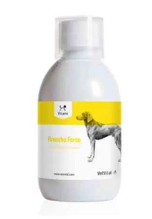 VetVital Vicano Broncho Forte Akut | 100 ml | Ergänzungsfuttermittel für Hunde | Zur natürlichen Unterstützung der Stoffwechselfunktion des Atemwegtraktes | Enthält Anis von VetVital