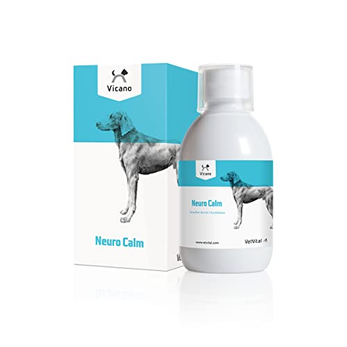 VetVital Vicano Neuro Calm | 250 ml | Ergänzungsfuttermittel für Hunde | In Phasen erhöhten Stresses wie z.B. Reisen | Ideal zur täglichen Begleitung nervöser und sensibler Hunde von VetVital