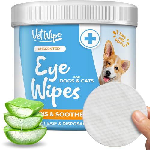 Augentücher für Hunde & Katzen von VetWipe