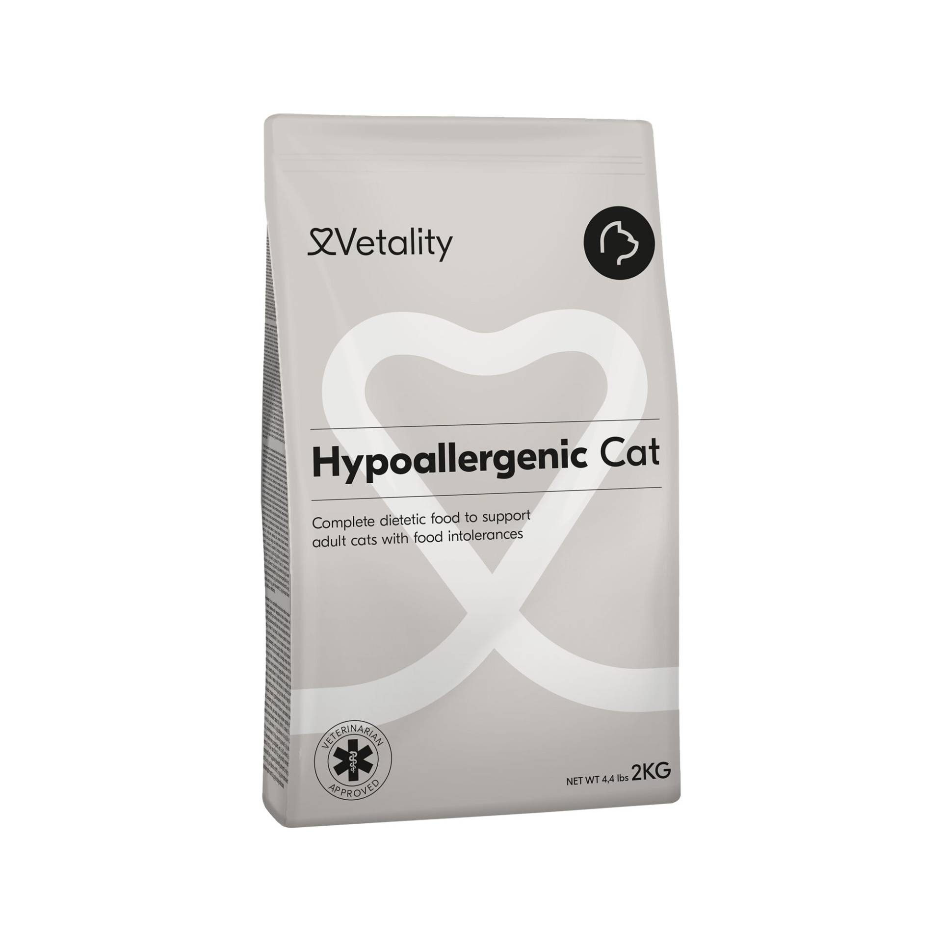 Vetality Hypoallergenic Katzenfutter - 2kg von Vetality