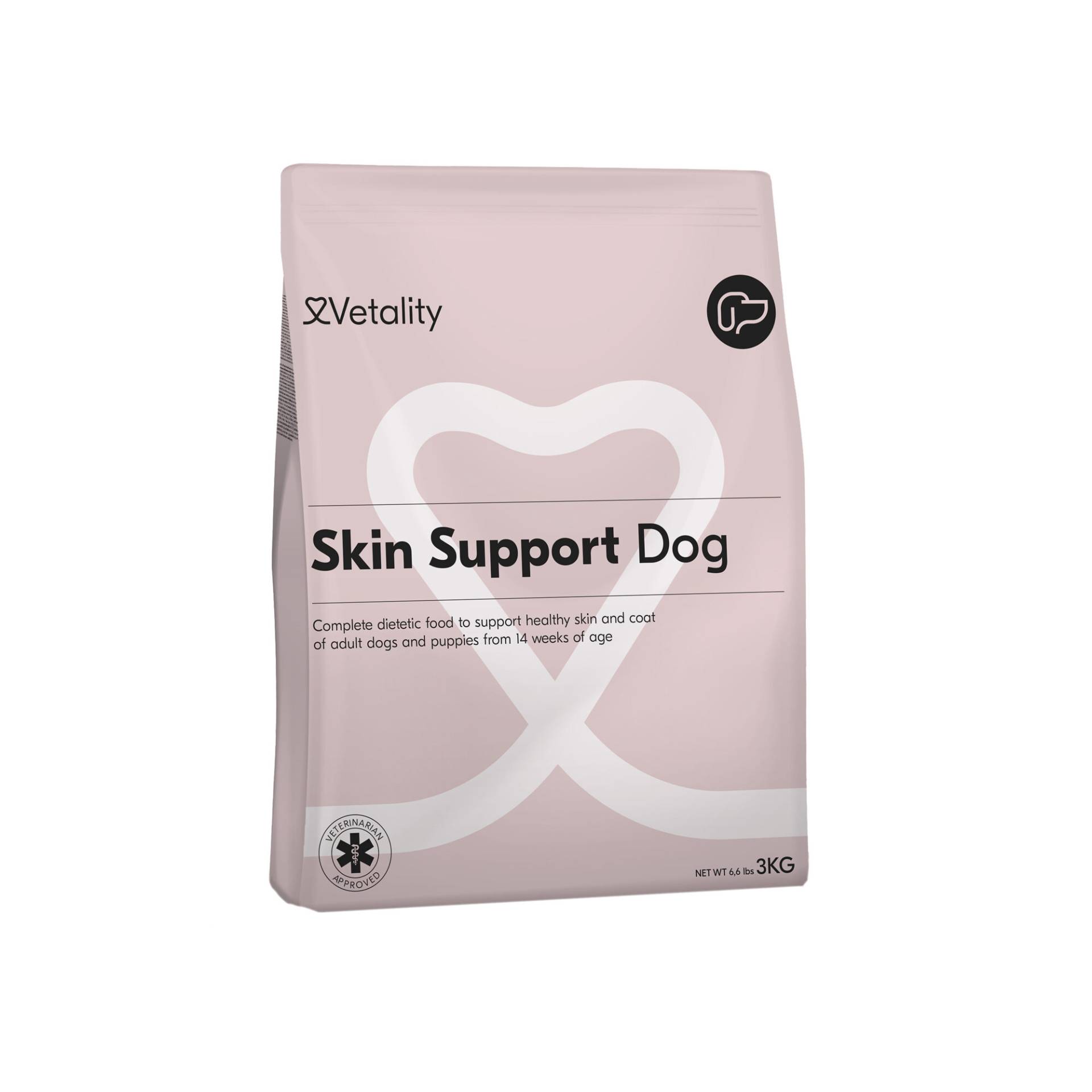 Vetality Skin Support Hund - 2 x 3 kg von Vetality