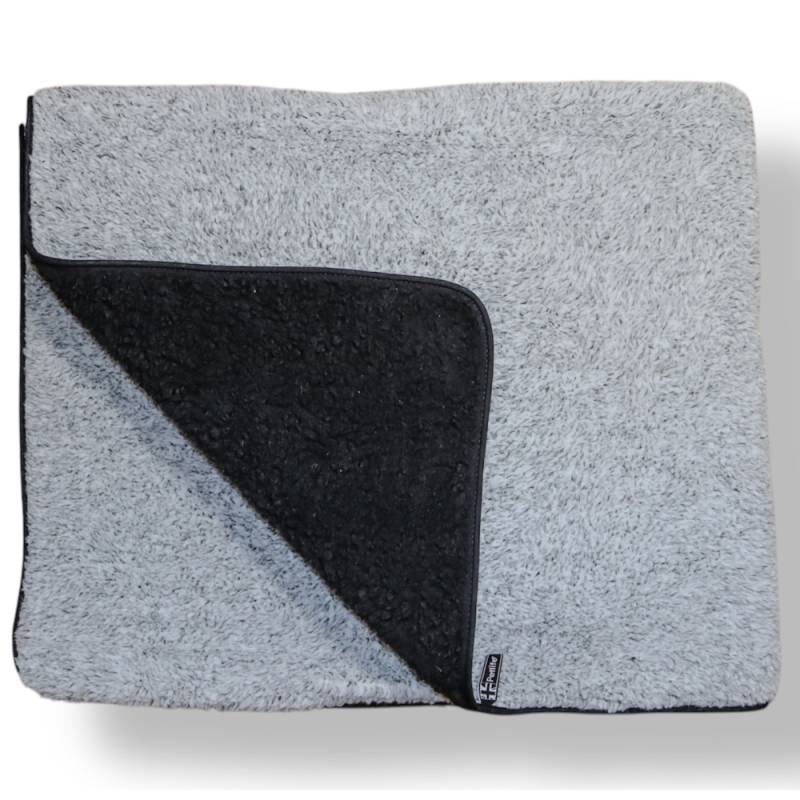 Vetbed® Sherpa Fleece Heimtierdecke, grau - L 124 x B 73 cm von Vetbed