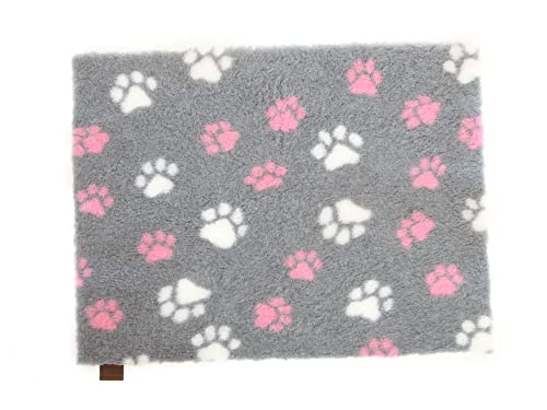 Vetbed Isobed SL grau rosa Pfoten 150 x 100cm Vetbed Isobed SL grau rosa Pfoten 150 x 100cm von Vetbed