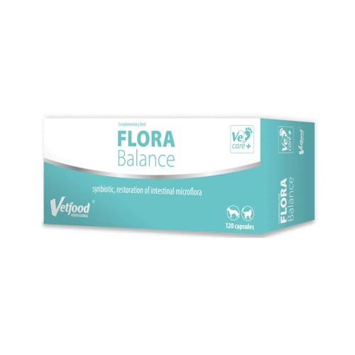 Vetfood Flora Balance Ergänzungsfuttermittel, 120 Kapseln von Vetfood