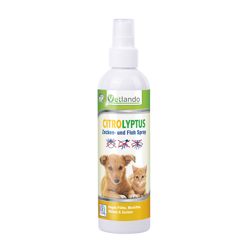 Vetlando Citrolyptus Zecken- & Floh-Spray - 250 ml Vetlando Citrolyptus Zecken- & Floh-Spray - 250 ml von Vetlando