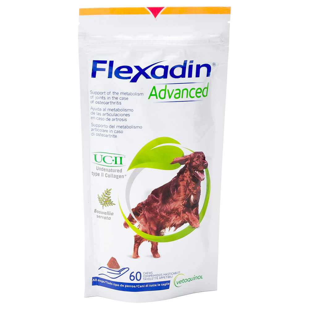 Flexadin Advanced Dog - Sparpaket: 2 x 60 Stück von Vetoquinol