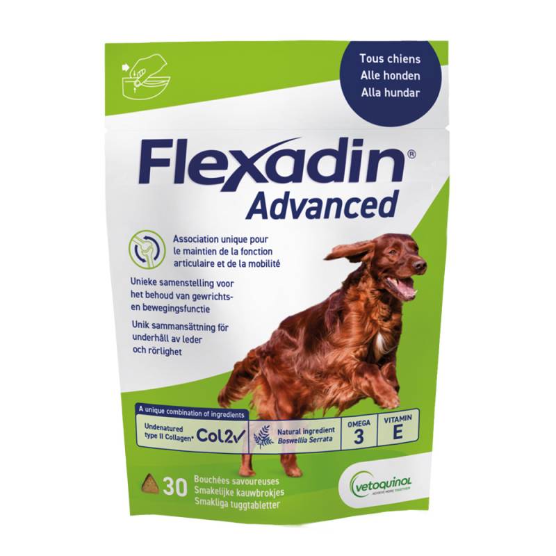 Flexadin Advanced Dog - 30 Stück Flexadin Advanced Dog - 30 Stück von Vetoquinol