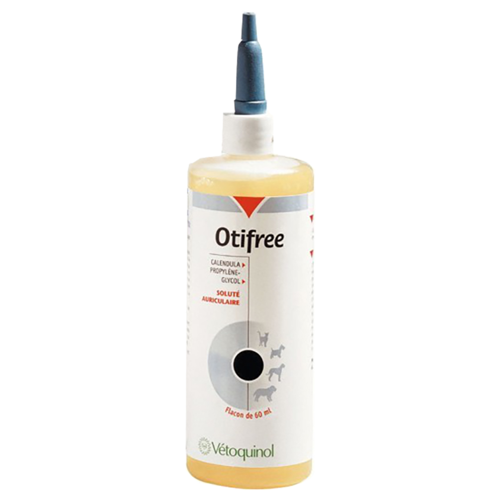 Otifree Ear Cleaning Solution - 60 ml von Vetoquinol