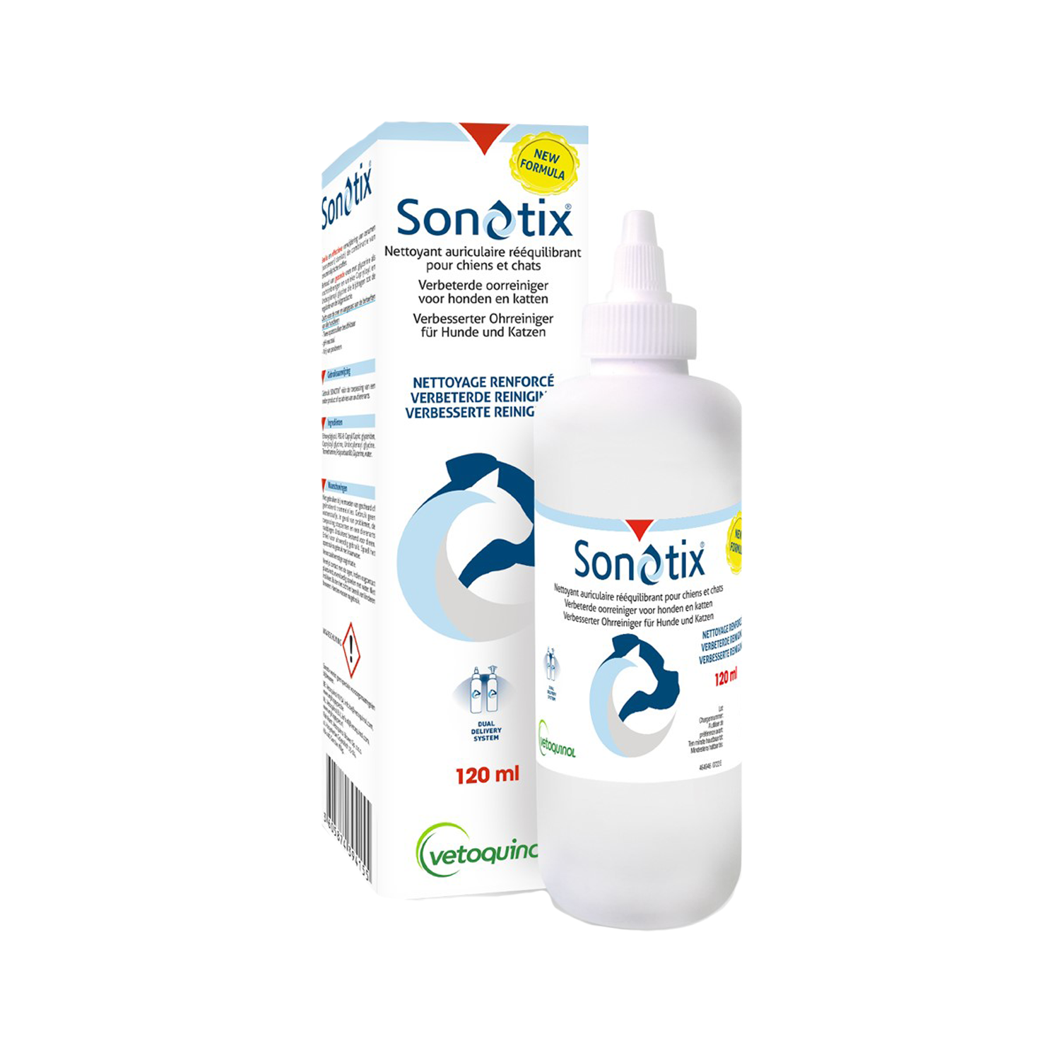 Sonotix Ohrreiniger - 2 x 120 ml von Vetoquinol