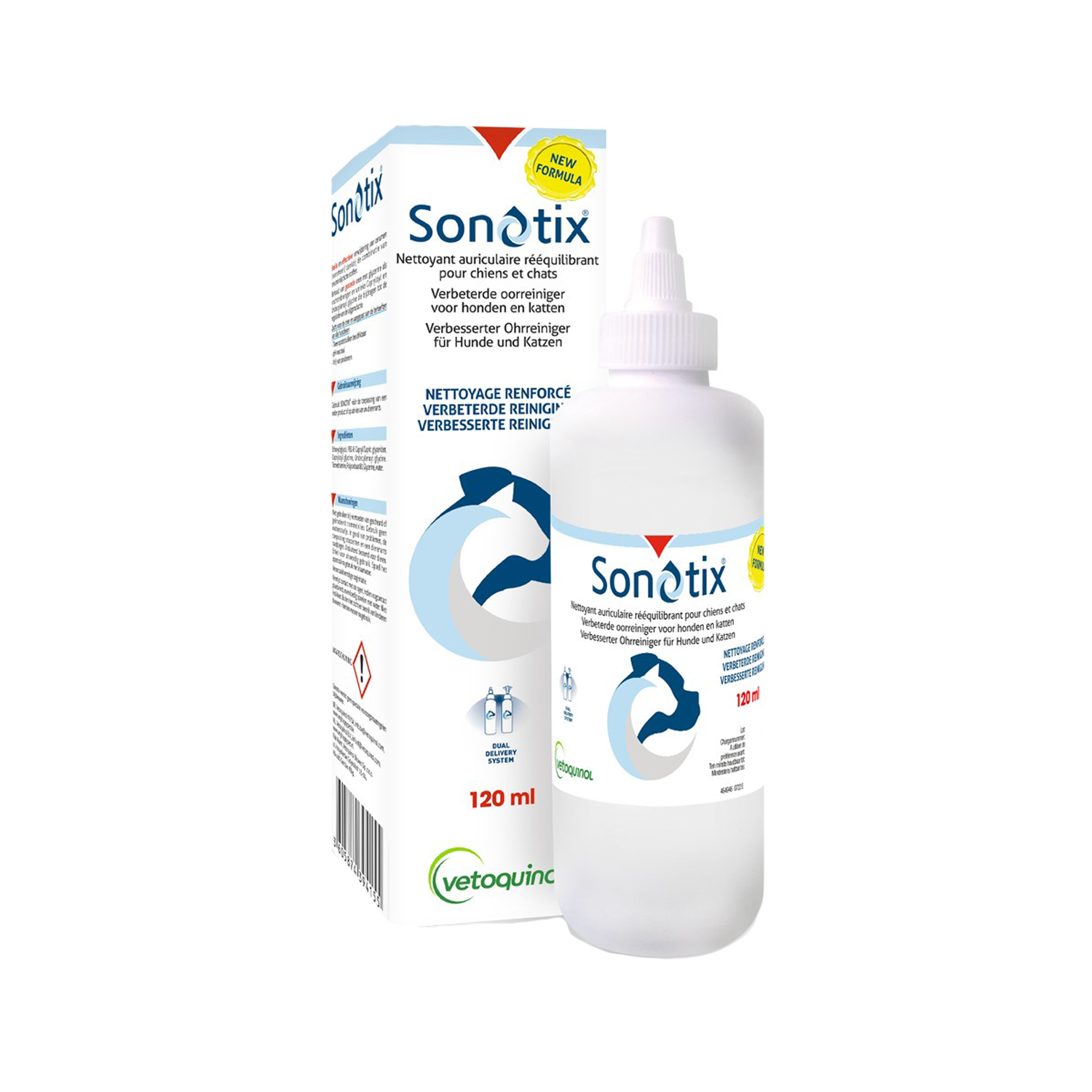 Sonotix Ohrreiniger - 2 x 120 ml Sonotix Ohrreiniger - 2 x 120 ml von Vetoquinol