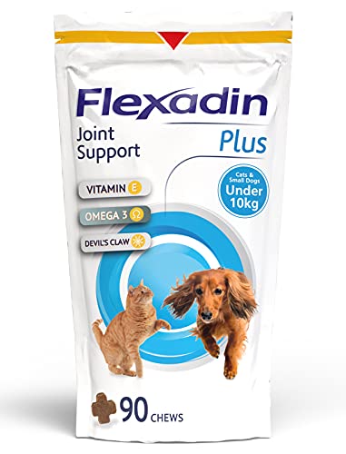 Vétoquinol Flexadin Plus für kleine Hunde und Katzen (90 Tabletten) von Vetoquinol