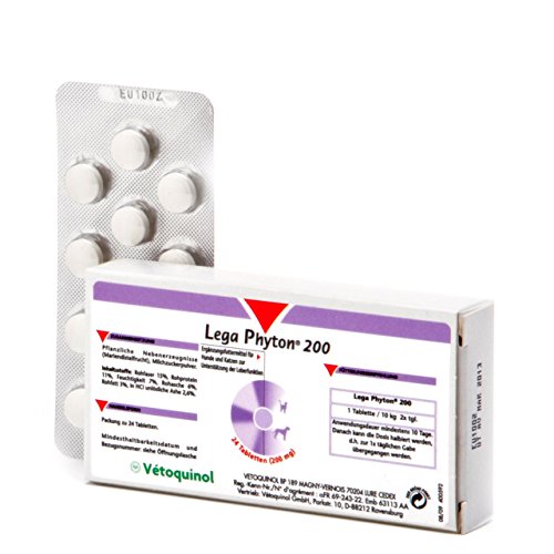 Vetoquinol Lega Phyton 200 - Doppelpack - 2 x 24 Tabletten von Vetoquinol
