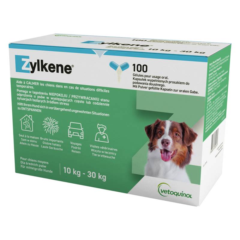 Zylkene Kapseln 225 mg Hund 10 - 30 kg - 100 Stück von Vetoquinol