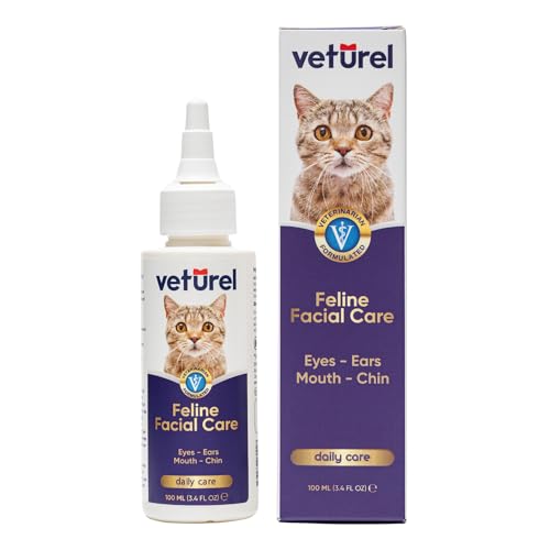 Veturel Gesichtsspray für Katzen | 100ml Auge, Gesicht, Mund und Kinn Pflege Tropfen | Sanfte Gesichtstherapie Veturel Gesichtsspray für Katzen | 100ml Auge, Gesicht, Mund und Kinn Pflege Tropfen | Sanfte Gesichtstherapie von Veturel