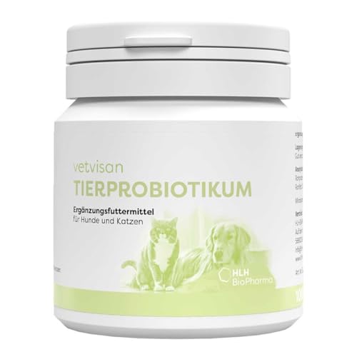 VETVISAN Tierprobiotikum Pulver f.Hunde/Katzen 100 g von Vetvisan