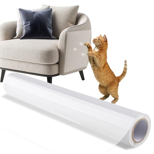 Kratzschutz Sofa Katze, Vexillic 500 cm x 40 cm Katzen Kratzschutz Selbstklebend, Transparent Anti Kratz Folie für Katzen Geeignet für Möbel Couch Tür Wand Kratzabwehr Kratzschutz Sofa Katze, Vexillic 500 cm x 40 cm Katzen Kratzschutz Selbstklebend, Transparent Anti Kratz Folie für Katzen Geeignet für Möbel Couch Tür Wand Kratzabwehr von Vexillic