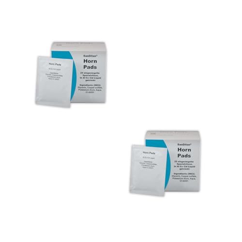 Veyx SanDitan Horn Pads | Doppelpack | 2 x 25 Pads | Für Pferde und Kühe von Veyx-Pharma