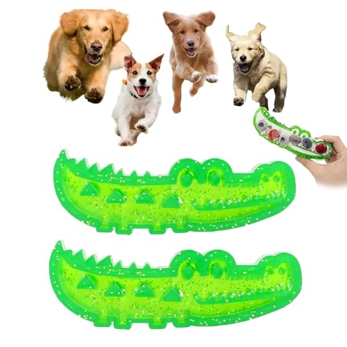 Vgpbphj Langsames Feed Kau- und Apportier-Krokodil, Hunde-Puzzle-Spielzeug, Alligator-Leckerli-Dosierung, Hundespielzeug hält sie beschäftigt, niedliches Kauspielzeug, für große, mittelgroße und von Vgpbphj