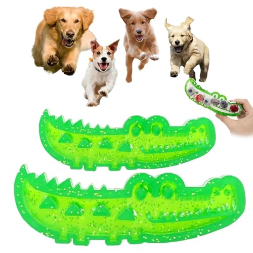 Vgpbphj Langsames Feed Kau- und Apportier-Krokodil, Hunde-Puzzle-Spielzeug, Alligator-Leckerli-Dosierung, Hundespielzeug hält sie beschäftigt, niedliches Kauspielzeug, für große, mittelgroße und von Vgpbphj