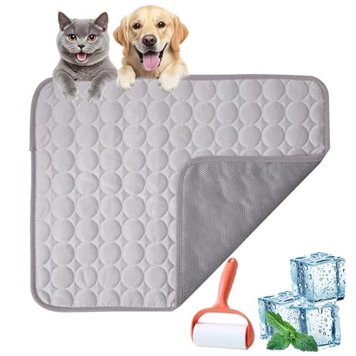 Vgpbphj Pelsbarn Cooling Sofa Bed, Cooling Bed for Dogs, Fur Bar Cooling Mat, Give Your Dog Cooling Support and Comfort, Reduce Stress Due to High Temperatures (Grey, XXL-150 * 100cm) von Vgpbphj