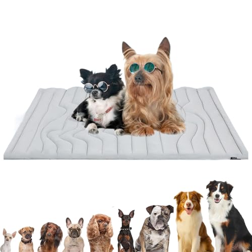 Vgpbphj Pfotenchill - The Innovative Cooling Mat for Dogs, Pfotenchill Kühlmatte Hund, Selbstkühlende Hundematte Sommer, Reversible, Machine Washable, Safe and Comfortable for Your Dog (M(91 * 58cm)) von Vgpbphj