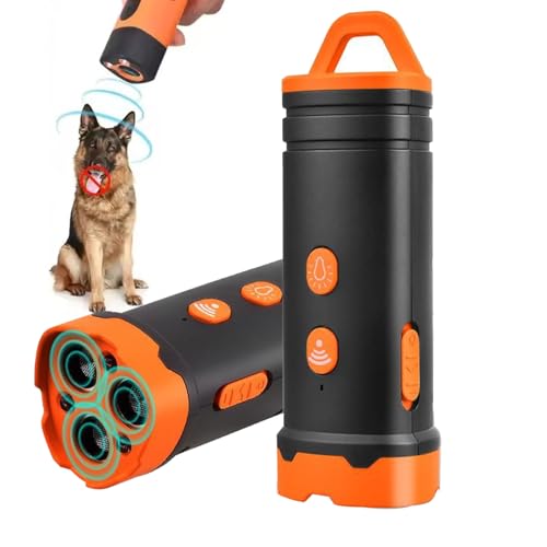 Vgpbphj Ruhemeister Hund, 2025 Ultraschall Hundegebell, Ruhe Meister Hund, Training füR Ruhiges Zuhause, Led Torch Barking Stopper for Dogs, Pets (3 Kerne) von Vgpbphj