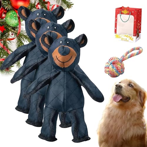 Vgpbphj Unbreaka Bear, 2025 unzerbrechliches Bär-Hundespielzeug, unzerstörbarer Bär, Hundespielzeug, gefüllt, robust, Teddybär, Hundespielzeug, um sie beschäftigt zu halten, Plüsch-Hundespielzeug (3 Vgpbphj Unbreaka Bear, 2025 unzerbrechliches Bär-Hundespielzeug, unzerstörbarer Bär, Hundespielzeug, gefüllt, robust, Teddybär, Hundespielzeug, um sie beschäftigt zu halten, Plüsch-Hundespielzeug (3 von Vgpbphj