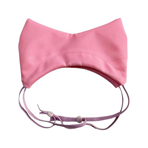 Cat Cat Shower Catch für Hunde – verstellbare Katzenohrabdeckung | Oxford wasserdichte Ohrenschützer Kopfverpackung, Badzubehör für die Fellpflege von Vgvgaj