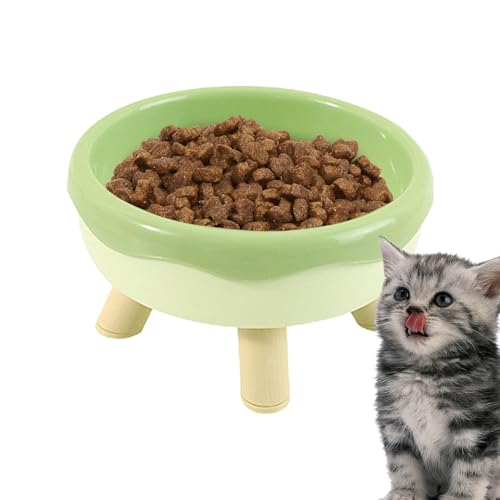 Erhöhte Futternäpfe für Katzen, Katzennapf gegen Erbrechen,Schräge Katzenfutter- oder Wassernäpfe im Donut-Design | Haustiernapf, stressfrei, rutschfest, Rückflussverhinderung, leicht zu bekommender F von Vgvgaj