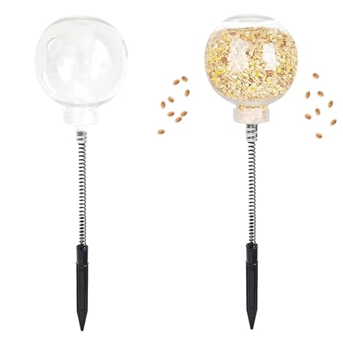 Futterspender für Hühner – 2 Stück Befestigungsheringe | befüllbar und mobil für Bauernhof, Garten, Hof Futterspender für Hühner – 2 Stück Befestigungsheringe | befüllbar und mobil für Bauernhof, Garten, Hof von Vgvgaj