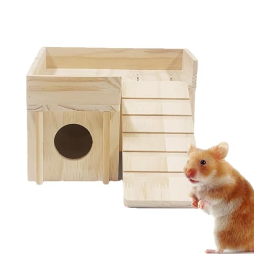 Hamsterhüttenholz, Gerbil-Hausholz, Hamsterversteck Holzhauskammer, Lustige kletternde Hamsterhütte, geheimer Peep-Schuppen, Erkundungsspielzeug für Zwergrennmäuse, Mäuse, Mäuse und kleine Tiere Hamsterhüttenholz, Gerbil-Hausholz, Hamsterversteck Holzhauskammer, Lustige kletternde Hamsterhütte, geheimer Peep-Schuppen, Erkundungsspielzeug für Zwergrennmäuse, Mäuse, Mäuse und kleine Tiere von Vgvgaj