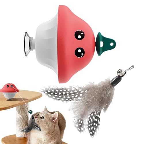 Katzenspielzeug-Federstab-Saugnapf, Katzenspielzeug-Zauberstab-Saugnapf für den Innenbereich - Einziehbares Kätzchenspielzeug,Interaktives Katzenspielzeug für Hauskatzen, einziehbarer Federstab, Kätzc Katzenspielzeug-Federstab-Saugnapf, Katzenspielzeug-Zauberstab-Saugnapf für den Innenbereich - Einziehbares Kätzchenspielzeug,Interaktives Katzenspielzeug für Hauskatzen, einziehbarer Federstab, Kätzc von Vgvgaj